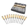 Wood Carving Hand Chisel Set Woodworking Professional Gouges Tools